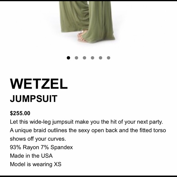 Luxurious Jumpsuit Romper Sexy Green Color In Bag Fits Sizes Small 4 5 6 - Picture 6 of 6